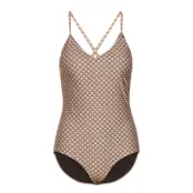 Ronaiw Swimsuit Baddräkt Badkläder Brun InWear