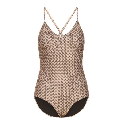 Ronaiw Swimsuit Baddräkt Badkläder Brun InWear