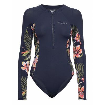 Roxy Into The Sun Pt Sie Baddräkt Badkläder Marinblå Roxy