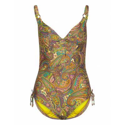 Sakarun Swimsuit Baddräkt Badkläder Yellow Primadonna