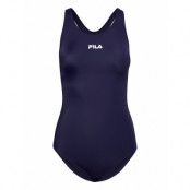 Saki Racer Back Swimsuit Sport Swimsuits Navy FILA