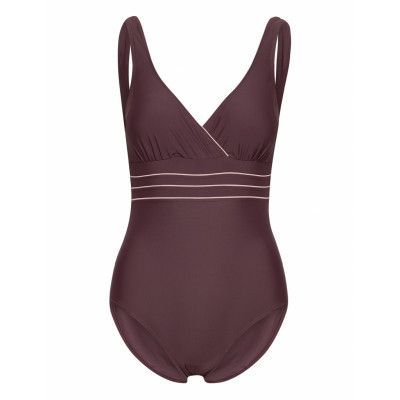 Samos Swimsuit Baddräkt Badkläder Lila Missya