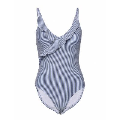 Santorini Swimsuit Baddräkt Badkläder Blå Missya