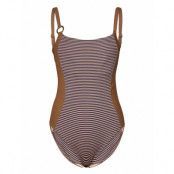 Saturna Swimsuit *Villkorat Erbjudande Baddräkt Badkläder Brun Marie Jo