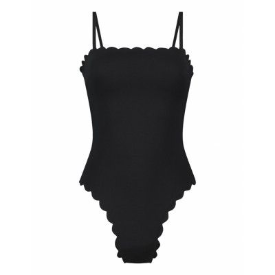 Hunkemöller Scallop Bandeau Bs S Svart