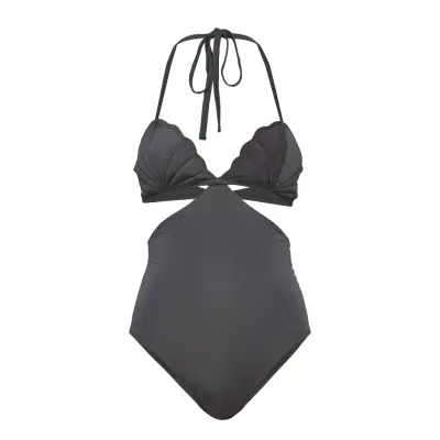 Scarlet Swimsuit Grey Baddräkt Badkläder Grå Underprotection