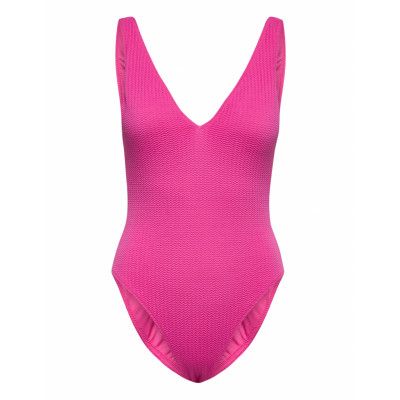 Seafolly Seadive Deep V Neck Piece Rosa