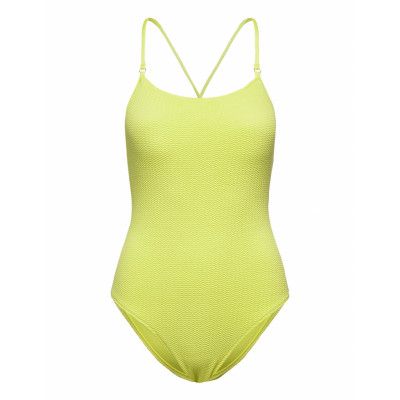 Seadive Scoop Neck Piece *Villkorat Erbjudande Baddräkt Badkläder Gul Seafolly