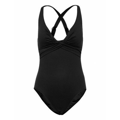Seafolly Dd Wrap Front Maillot Baddräkt Badkläder Svart Seafolly