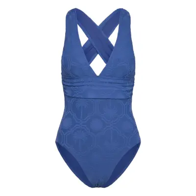 Seafolly Oasis Cross Back Piece Blå