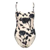Seafolly Rococo Ruched Underwire Piece Kräm