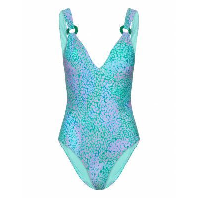 Seafolly Seaskin V Neck Piece Blå