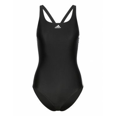 Sh3.Ro Classic 3-Stripes Swimsuit W Baddräkt Badkläder Svart Adidas Performance