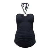 Shirred 1pcs Baddräkt Badkläder Svart Michael Kors Swimwear