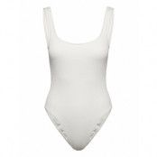 Gina Tricot Shirred Swimsuit Vit