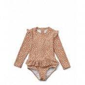 Sille Swim Jumpsuit Baddräkt Badkläder Rosa Liewood