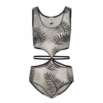 Silvia Body Baddräkt Badkläder Beige Underprotection