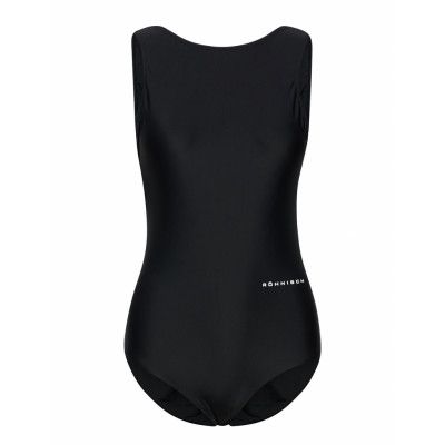 Sim Swimsuit Baddräkt Badkläder Svart Röhnisch