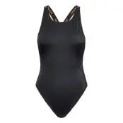 HUGO Sparkling Swimsuit Svart