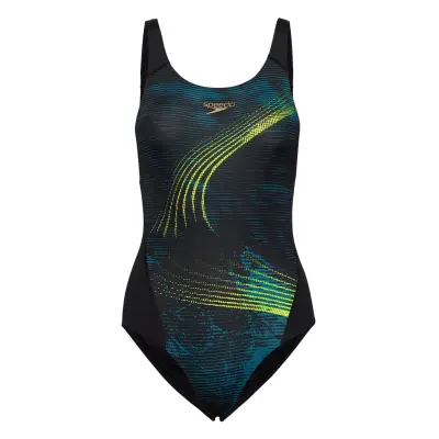 Speckleflow Placement Recordbreaker Baddräkt Badkläder Svart Speedo
