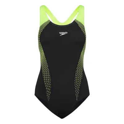 Speedo Allover Panel Laneback - Black - 36