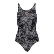 Speedo Boom Allover Muscleback - Black - 36