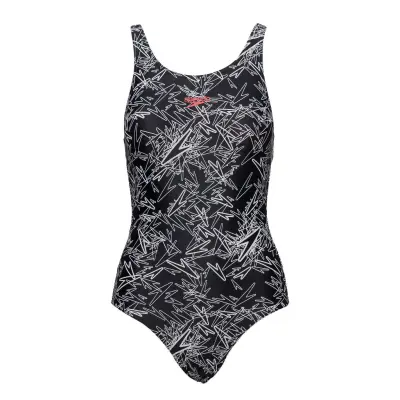 Speedo Boom Allover Muscleback - Black - 36