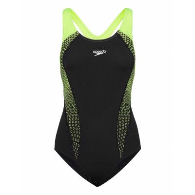 Plastisol Laneback Baddräkt Badkläder Svart Speedo