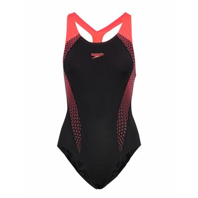 Plastisol Laneback Baddräkt Badkläder Svart Speedo