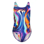 Speedo Girls Digital Allover Leaderback Multi/patterned