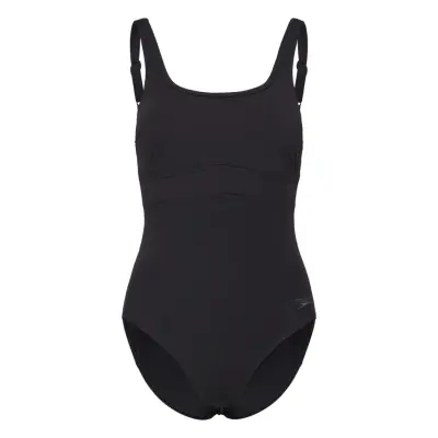 Speedo Solid Contour Eclipse Swimsuit - Black - 44