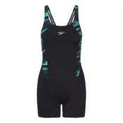 Speedo Womens Hyperboom Splice Legsuit Svart