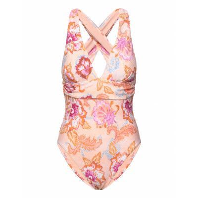 Seafolly Spring Festival Cross Back Piece Rosa