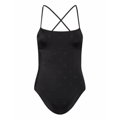 Tommy Hilfiger Straight Neck Op Embroidered Svart