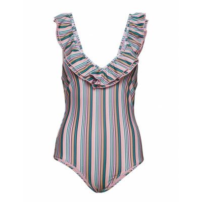 Stria Teo Swimsuit Baddräkt Badkläder Multi/mönstrad Becksöndergaard
