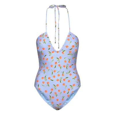 Seafolly Summer Crush Bandeau Piece Blå