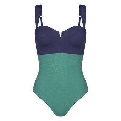 Summer Glow Opd Sd *Villkorat Erbjudande Baddräkt Badkläder Marinblå Triumph