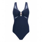 Sunyani/Shaping Shaping Swimsuit Baddräkt Badkläder Blue Dorina