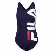 Suzuka Racer Back Swimsuit *Villkorat Erbjudande Baddräkt Badkläder Blå FILA