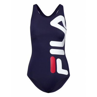Suzuka Racer Back Swimsuit *Villkorat Erbjudande Baddräkt Badkläder Blå FILA