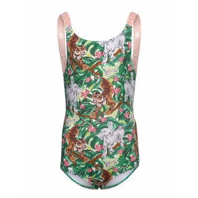 Swimming Costume Baddräkt Badkläder Grön Kenzo