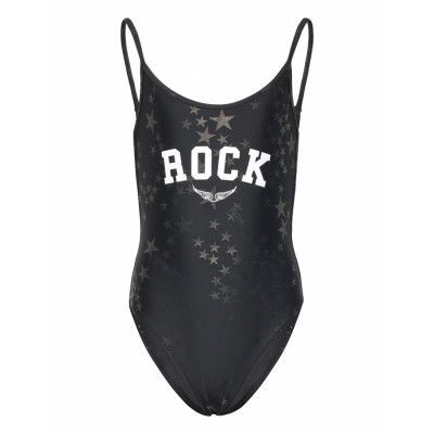 Swimming Costume Baddräkt Badkläder Svart Zadig & Voltaire Kids