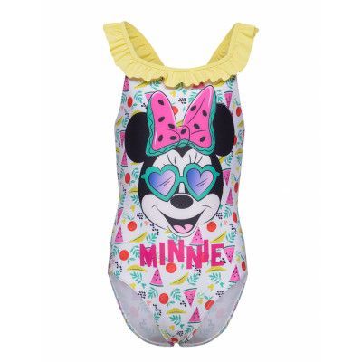 Swimsuit 1 Pce Baddräkt Badkläder Gul Disney