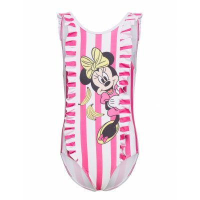 Swimsuit 1 Pce Baddräkt Badkläder Rosa Disney