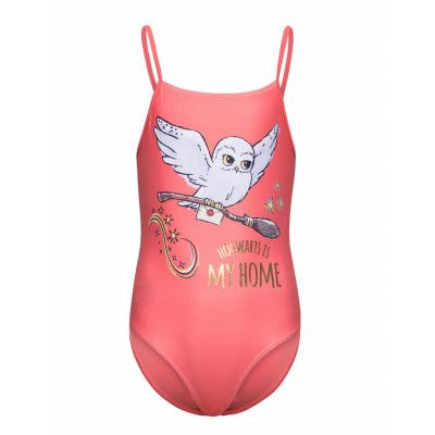 Swimsuit 1 Pce Baddräkt Badkläder Rosa Harry Potter
