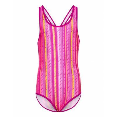 Swimsuit Aop Baddräkt Badkläder Multi/mönstrad Color Kids