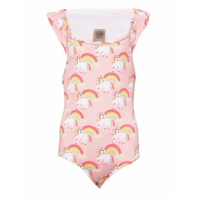 Swimsuit Aop Rainbow Unicorn Baddräkt Badkläder Multi/mönstrad Lindex