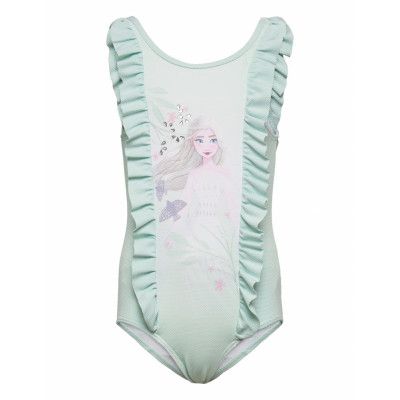 Swimsuit Baddräkt Badkläder Blå Frost