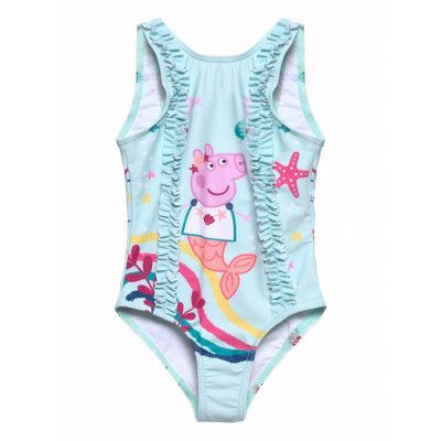 Swimsuit Baddräkt Badkläder Blå Gurli Gris