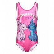 Swimsuit Baddräkt Badkläder Pink Lilo & Stitch
